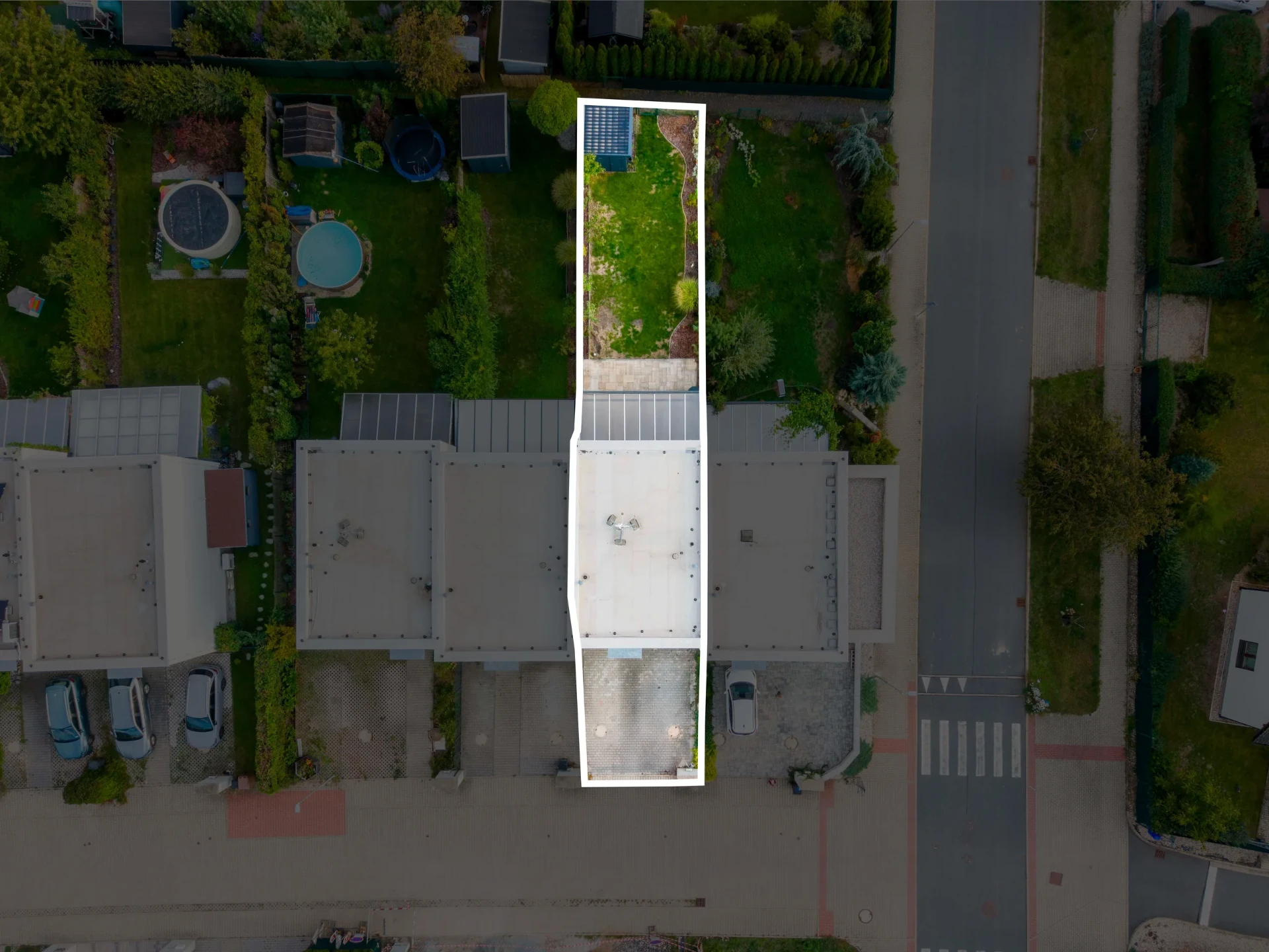 Přezletice u Prahy - RD, dronový záběr 3